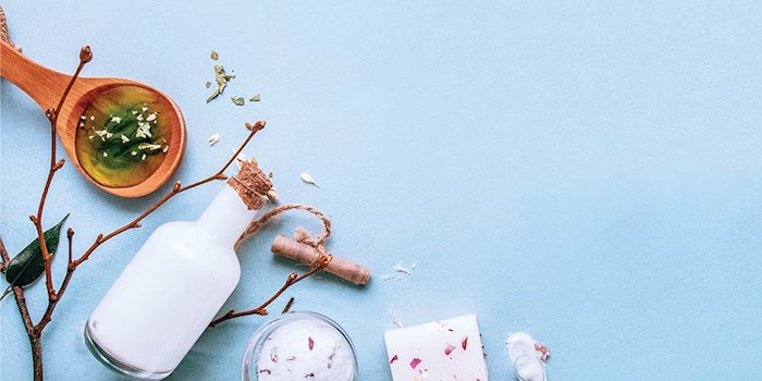 Goat's milk skin care products