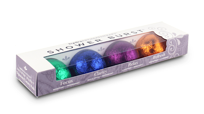 hydraaromatherapy shower burst variety pack