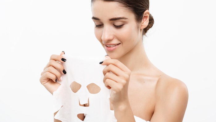 South Korean beauty products, like sheet masks, are increasingly popular in the west and typically anhydrous.