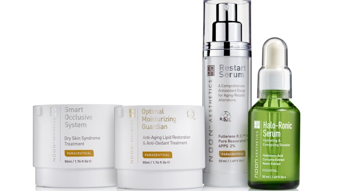 Noon's latest launch use antioxidants, hyaluronic acid and botanical extracts to improve skin appearance and protect against environmental stressors.