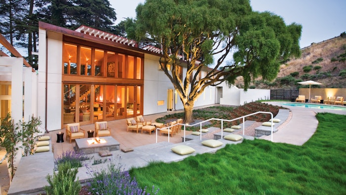 Exterior shot of Cavallo Point Healing Arts Center and spa