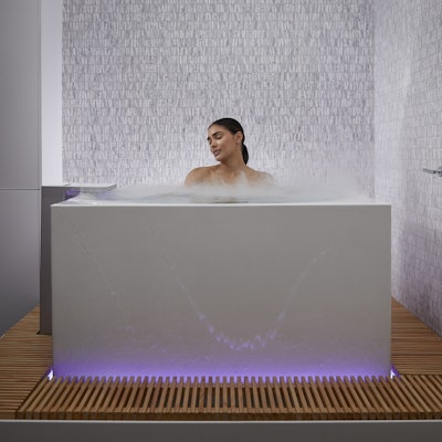 Kohler Waters Spas are providing tropical infusions to their summer treatments, including a Morrocanoil shower gel for private, in-room showers and bathing.