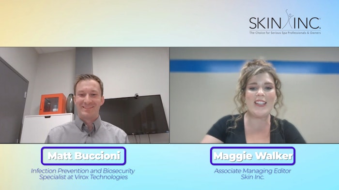 Skin Inc. discussing common sanitation mistakes in the spa industry with Virox technologies