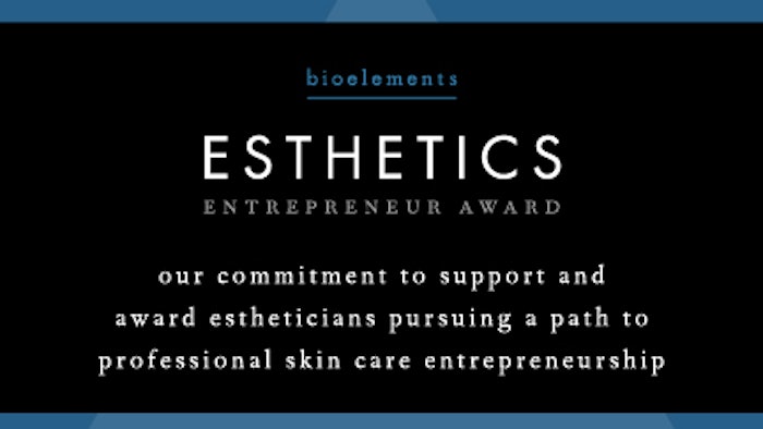 Bioelements Opens Applications for 2022 Esthetics Entrepreneur Award