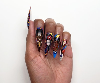 Nail art by Asia Bloodworth