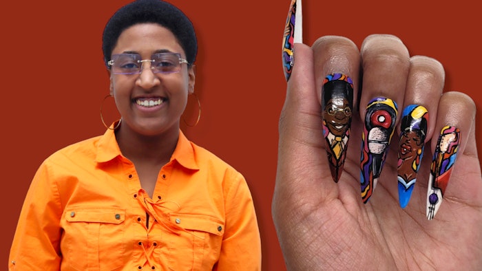 Meet Asia Bloodworth, a nail tech and content creator. She is one of Nailpro's 30 Under 30 winners for 2022.