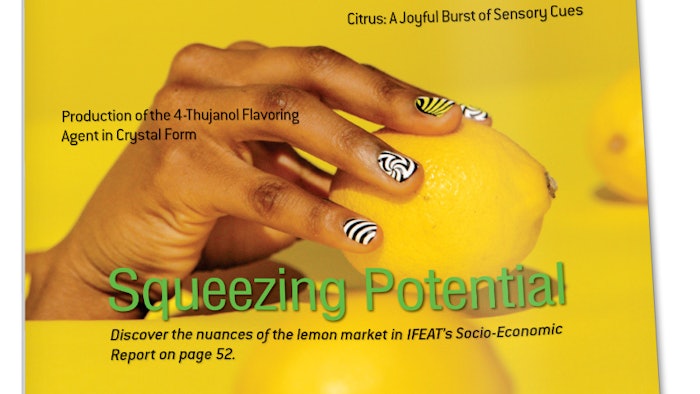 Read up on all the latest developments in the citrus market, flavor formulation, oil extraction, lemon production and more.