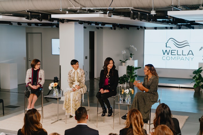 From left: Suzi Weiss-Fischmann, cofounder of OPI; Stephanie Mehta, Chief Executive Officer and Chief Content Officer of Mansueto Ventures (parent company of Fast Company and Inc.); Annie Young-Scrivner, Wella Company CEO; and Nancy Twine, creator of Briogeo