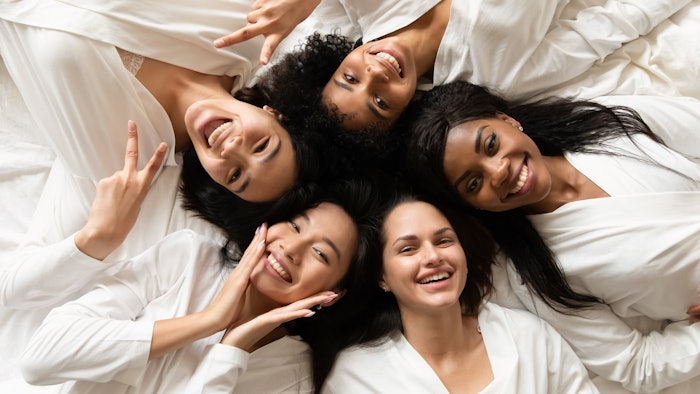 Women enjoying the spa