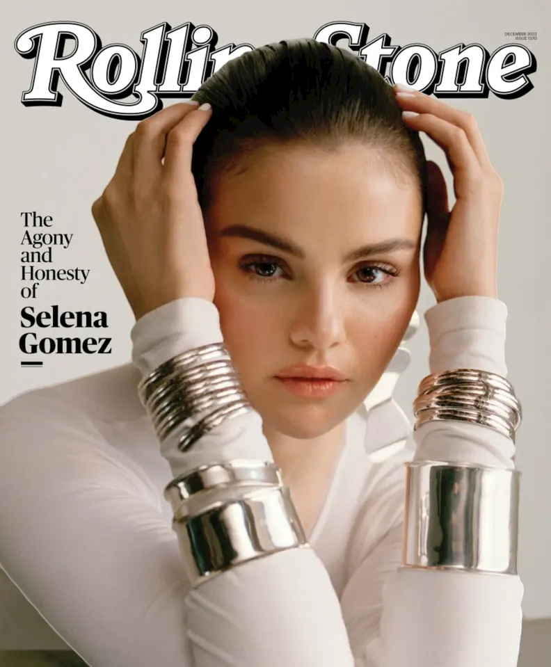 Selena Gomez on the cover of Rolling Stone's December issue