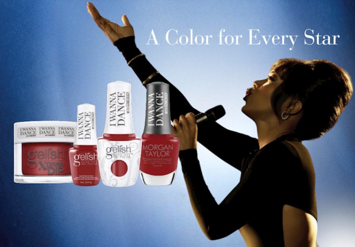 Six new shades from Gelish and Morgan Taylor inspired by the beauty, charisma and life of iconic superstar Whitney Houston