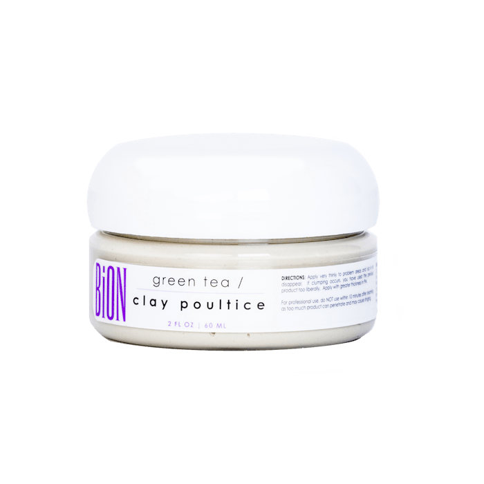BiON Skincare's Green Tea Clay Poultice