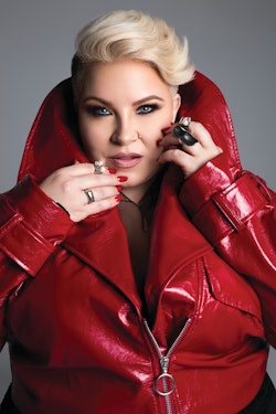 Naja Headshot Red Jacket