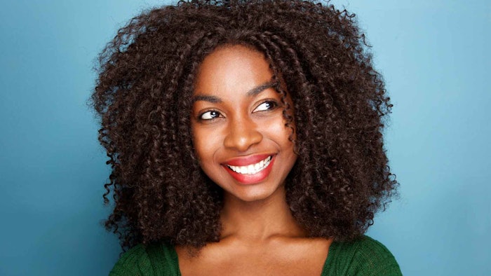 The ingredient demonstrates product benefits including significant improvement in hair smoothness, curl definition, frizz (+65% in Type VI hair) and more.