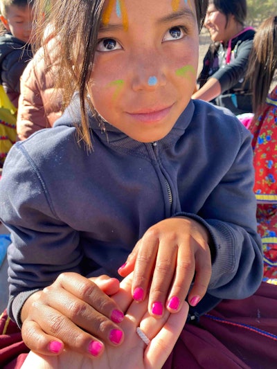 Nails by Miish Quiroz completed on mission with Vision Global