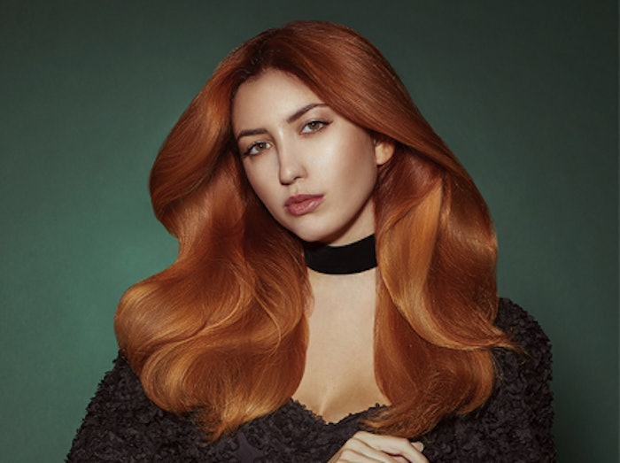 ColorDesign's aperol-inspired hair color box collection takes cues from the copper hair color trend.