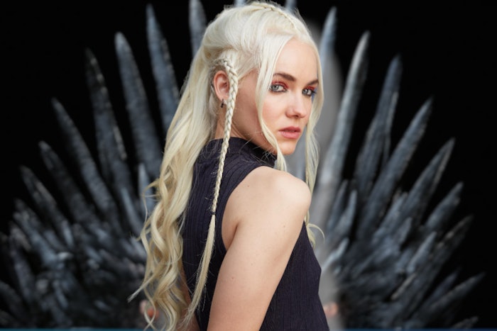 Check out five trending platinum blonde hair looks inspired by the Targaryen family from 'Game of Thrones.'