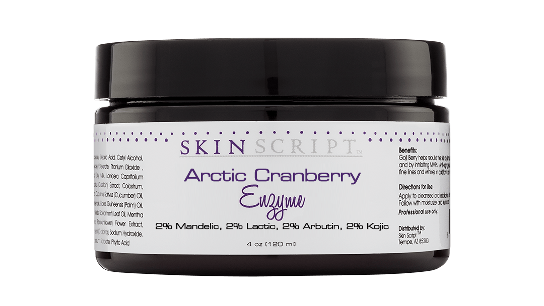 Skin Script Skin Care's Arctic Cranberry Enzyme From: Skin Script Skin ...