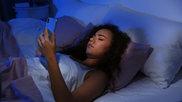 Blue light damage can come from your phone