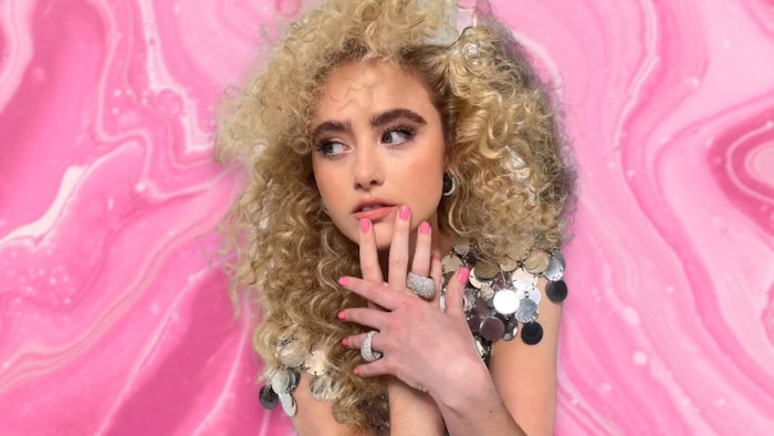 Learn how celebrity nail artist Vanessa Sanchez McCullough created Kathryn Newton's bright pink cover nails.