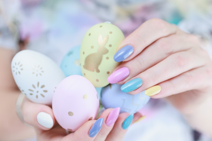 Learn how to create mini egg nails with this how-to from Liana Thomson, nail expert at Nails.co.uk.