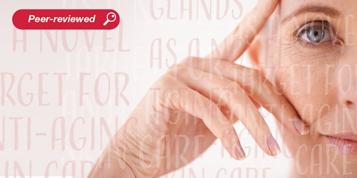 A 3D visualization technology was recently developed to observe internal structures in intact skin utilizing AI-based identification. This methodology revealed sweat glands shrink with aging, which causes dermal cavitation.