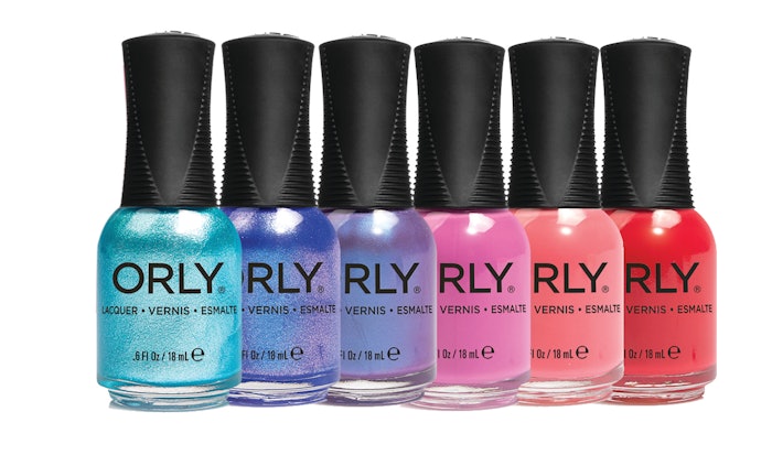 Orly's Hopeless Romantic Collection is one of five spring 2023 nail collections featured in Nailpro's March/April 2023 Inside Look column.