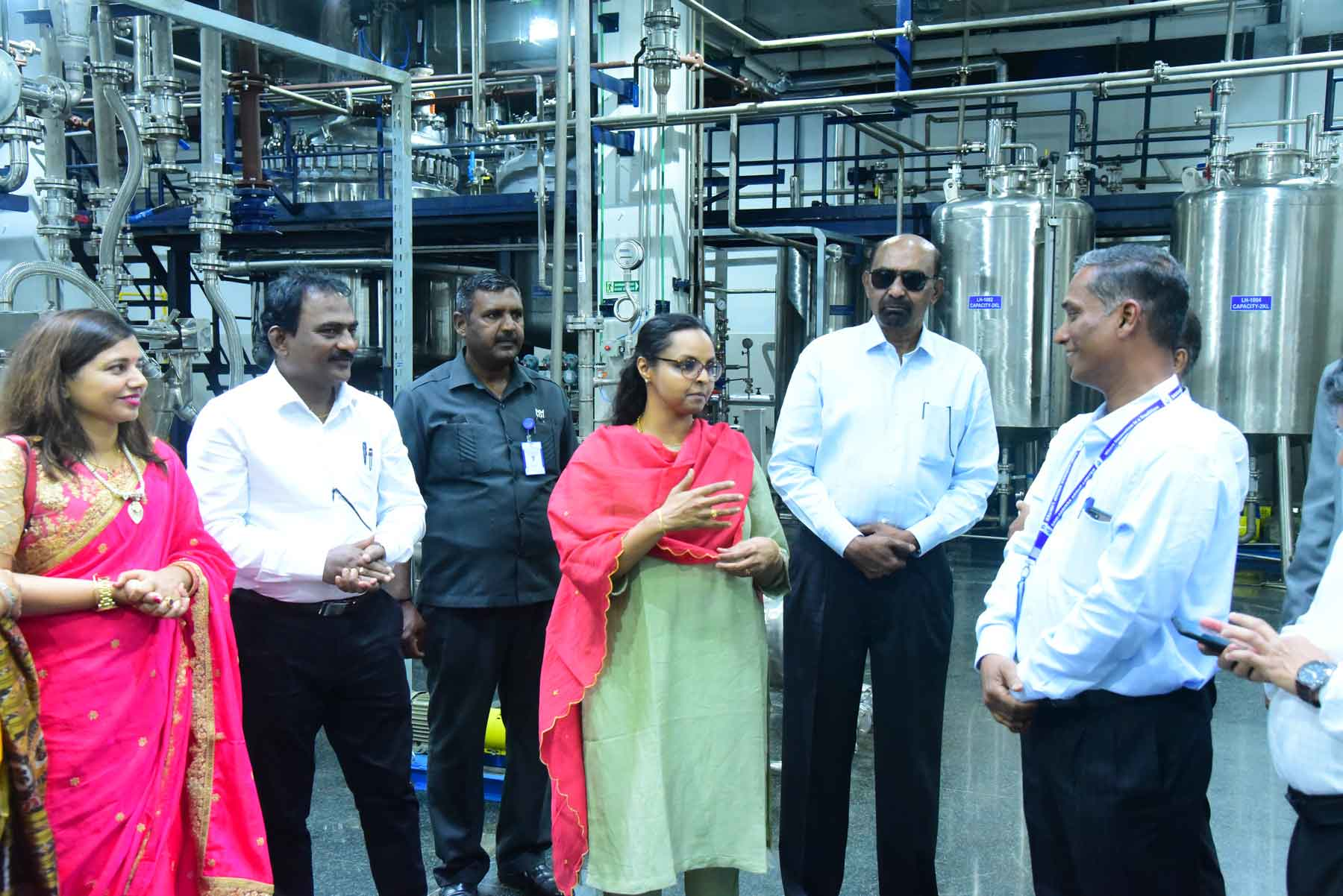 The facility is equipped with 18 reactors (including eight glass-line reactors), two hydrogenators and other specialized equipment.