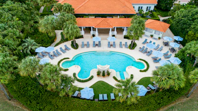 The Spa Pool at Ponte Vedra Inn & Club in Ponte Vedra Beach, Florida.