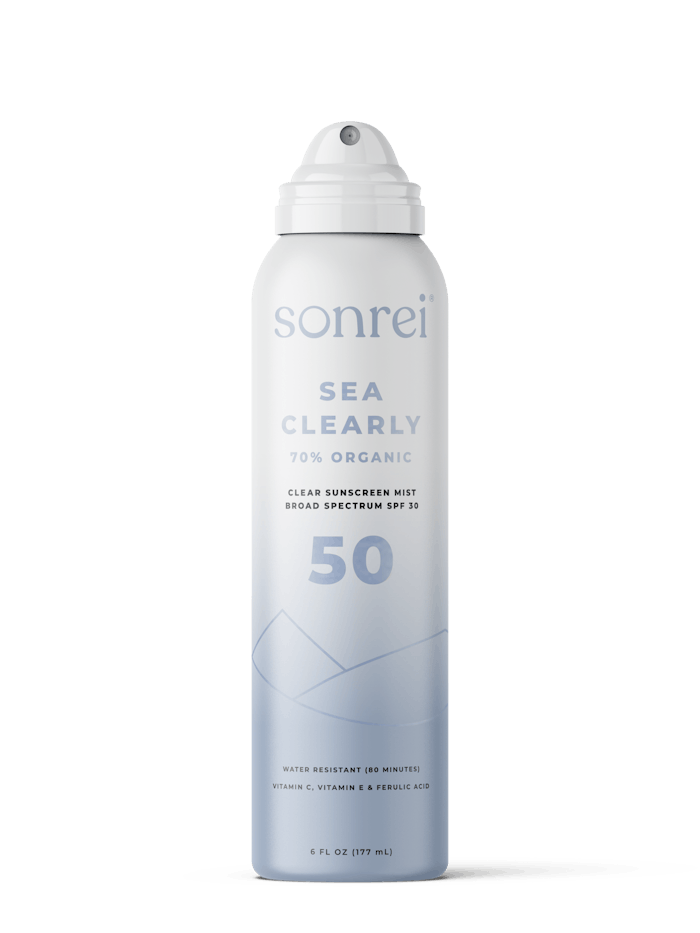 Clearly Zinq Organic SPF 30 Mineral Sunscreen Mist Provides UVA/UVB Protection for All Skin Types