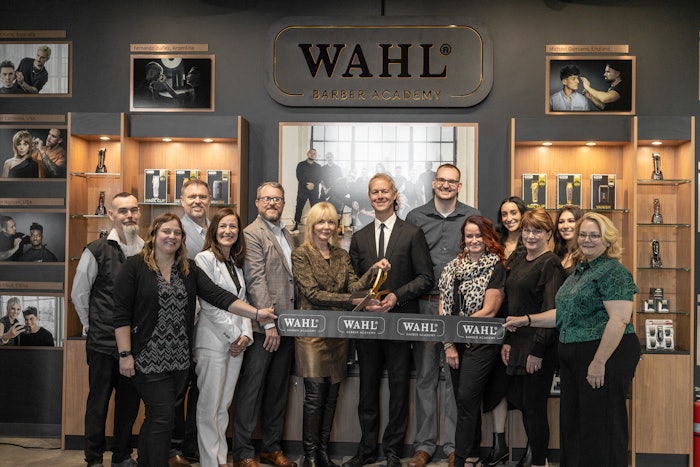 Wahl Clipper Corporation celebrated the grand opening of its flagship Wahl Barber Academy in Chicago on Friday, April 14.
