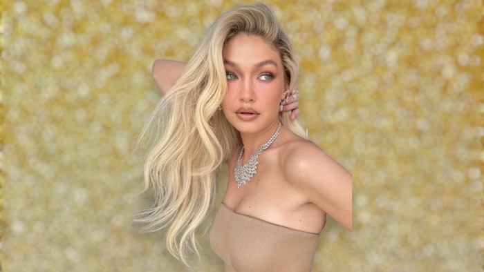 Celebrity hairstylist Dimitris Giannetos created a hair look for Gigi Hadid for the Cannes Film Festival that combines three trends: the heavy side part, Old Hollywood waves and the 90s supermodel blowout.