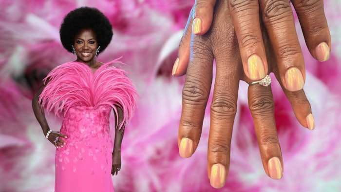 Nail artist Kim Truong created Viola Davis' nail look for the 2023 Met Gala.