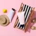 Concept of summer skin care accessories