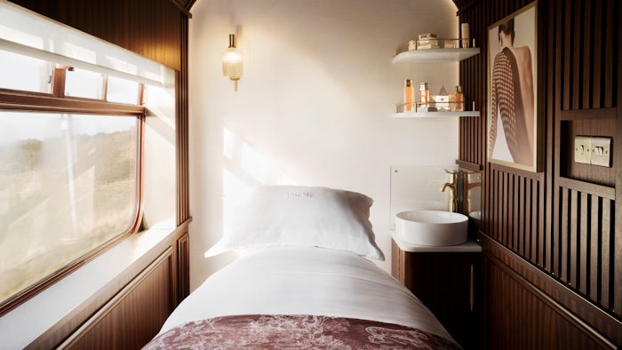 Dior Royal Scotsman luxury sleeper train spa