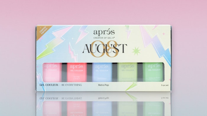Aprés Nail recently launched their August Gel Couleur Set - Retro Pop for nail techs to add to their kit.