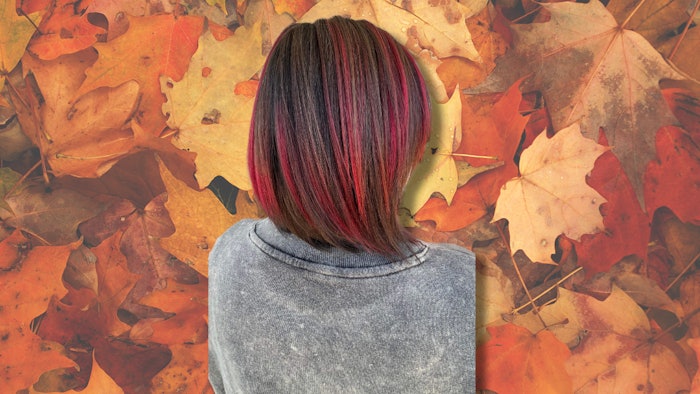 Cherry red is expected to be one of Winter 2023's biggest hair trends. Learn how to bring this color to life with a gorgeous melt tutorial from Becky Betts (@the_blonding_rebel).