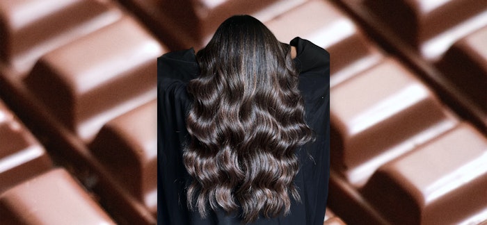 Beauty Launchpad 25 Under 50K 2022 winner and salon owner at Glam by Lexx Hair Studio in Windsor, Ontario, Canada Lexy Delicata shares how to bring a dark chocolate brunette hair color to life with a caramel drizzle to add dimension to a darker color.