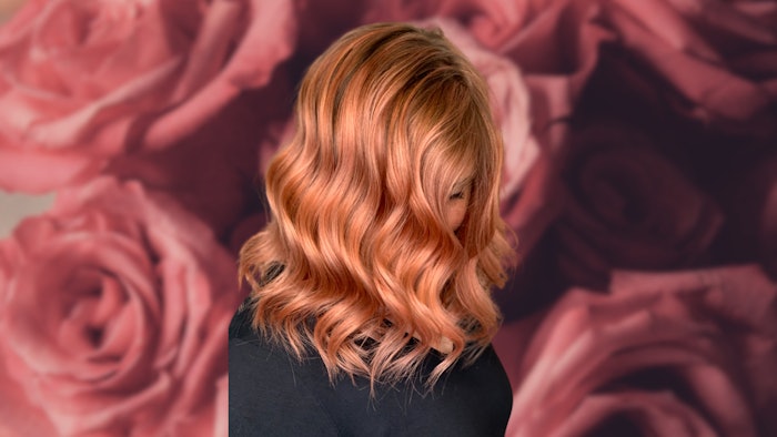 Hair artist Tash Gagnon (@tashpotatoes_hair) shares how to achieve a gorgeous rose gold hair color using PRAVANA's new HydraGloss Collection.