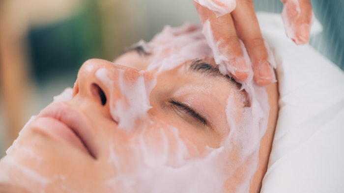 Woman Getting Facial