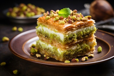 A more moderate addition, around 200 ppm, works perfectly in pistachio flavors.