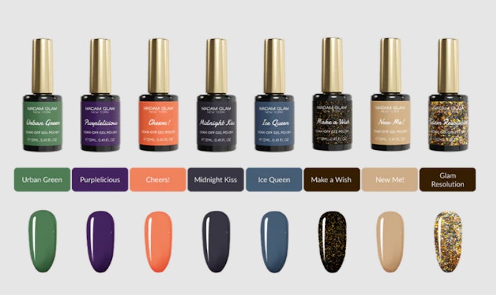 Madam Glam's Confetti Dreams Collection features eight new gel polishes that capture the essence of celebration.