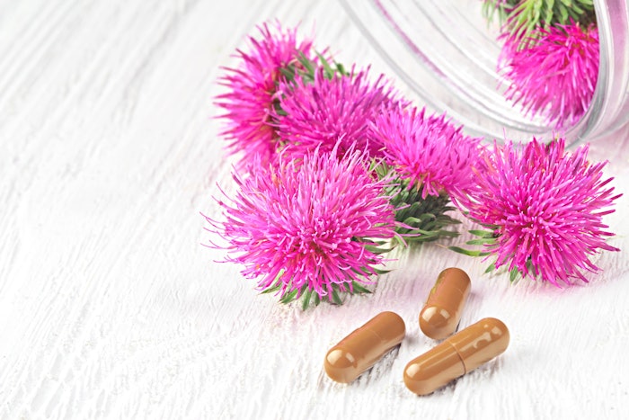 Milk thistle plant and nutritional supplements