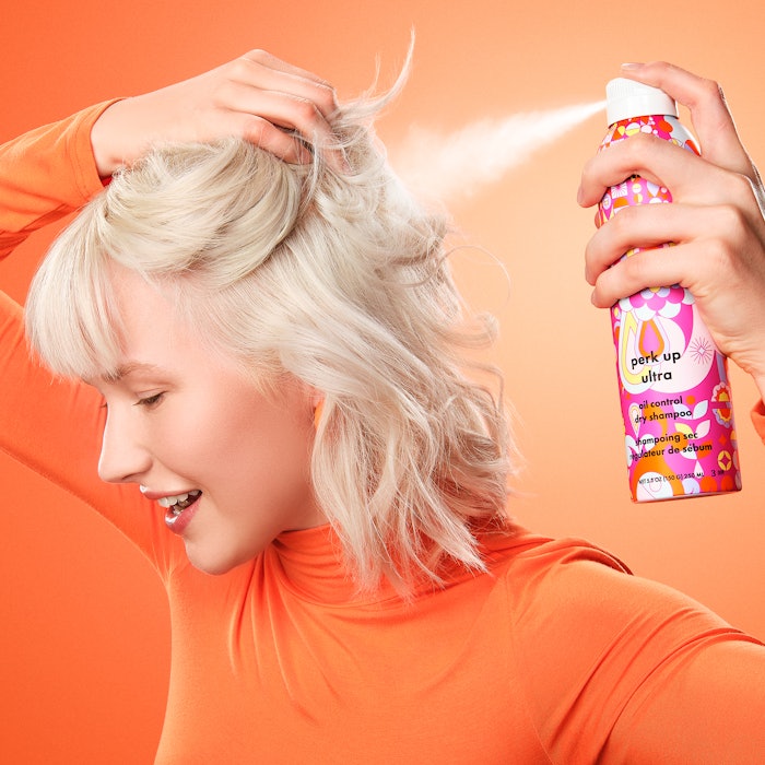 Put your oily hair to the test with amika's newest addition to its perk up dry shampoo line!