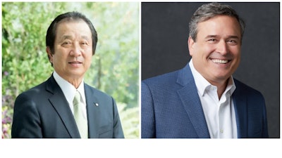 L to R: T. Hasegawa Co. Ltd. president and COO, Takao Umino, and T. Hasegawa USA, Inc., chief executive officer, Tom Damiano.
