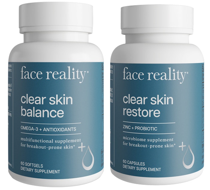 Face Reality's Clear Skin Supplement Duo