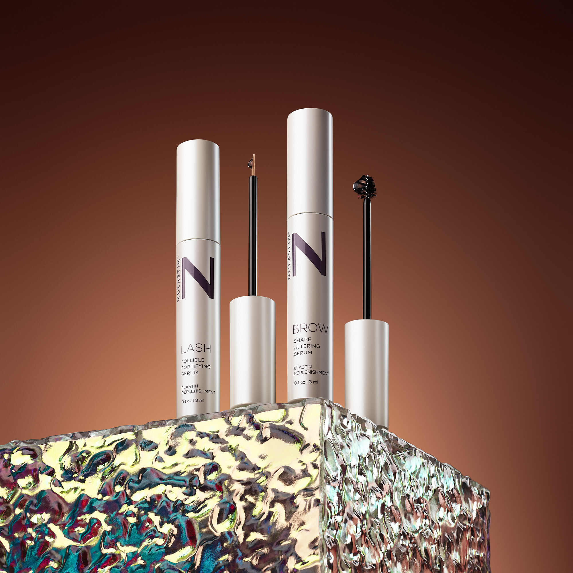 NULASTIN&circledR; LASH Follicle Fortifying Serum and BROW Shape Altering Serum.