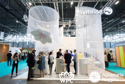 Symrise on the World Perfumery Congress 2024 expo hall floor.