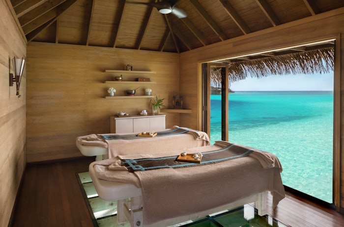 Conrad Maldives Rangali Island Over Water Spa Treatment Room