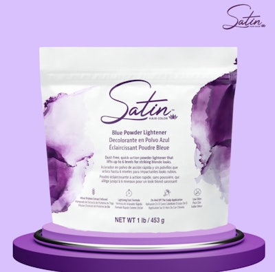 Satin Blue Powder Lightener